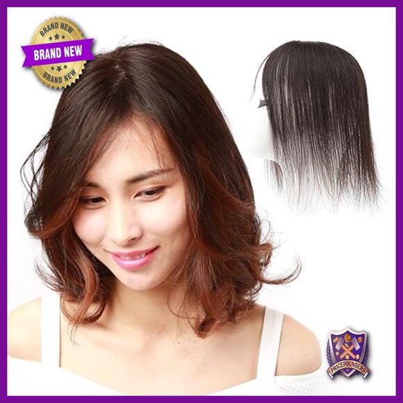 Human Hair Topper for Thinning Hair, 9.8\